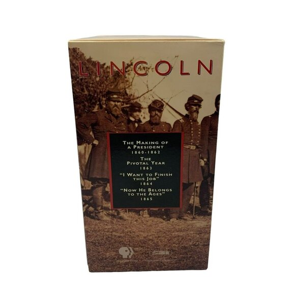 Lincoln Time Life NARRATED BY JAMES EARL JONES - 4 VHS Tape Set (1992) - Picture 4 of 7